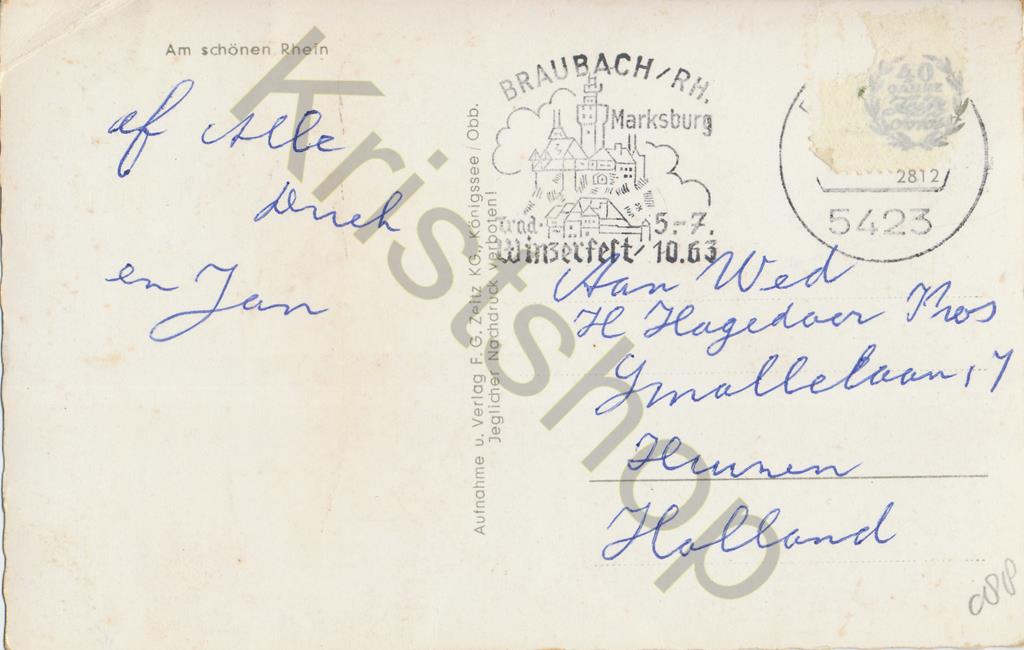KRST005-3188_1.jpg Die Marksburg bei Braubach [005-3188 - Afbeelding 2