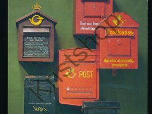 Norge - Fra Postmuseets samlinger - Gamle postkasser [005-3370