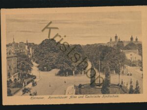 Hannover - Herrenhäuser - Allee und Technische Hochschule [005-3683