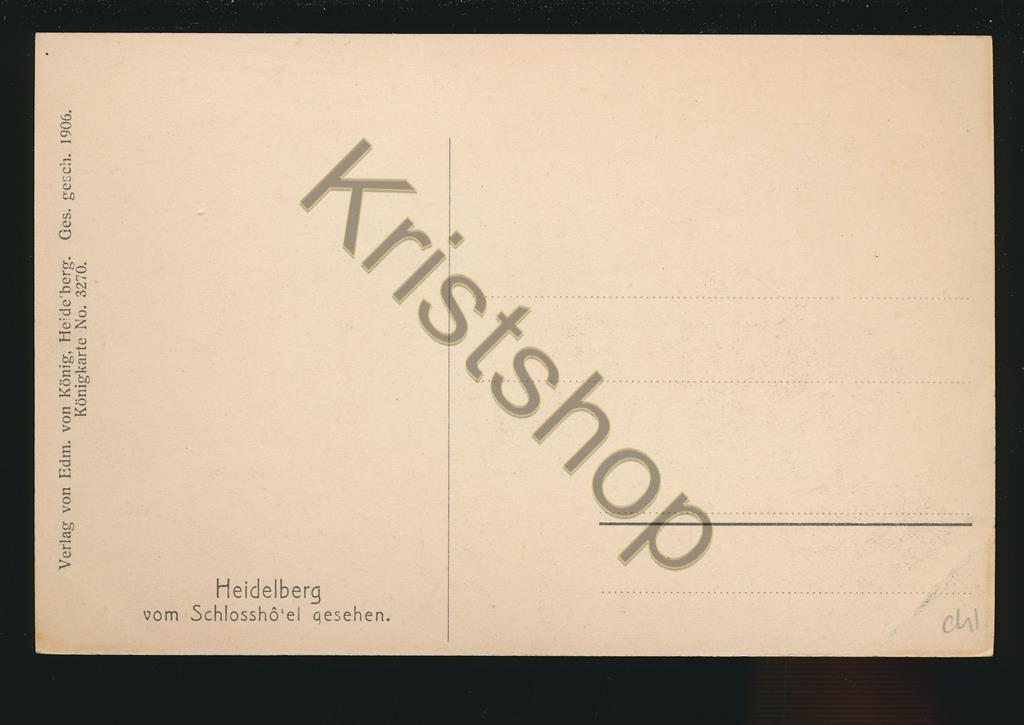 KRST005-3741_1.jpg Heidelberg - vom Schlosshôtel gesehen [005-3741 - Afbeelding 2