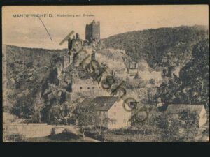 Manderscheid - Niederburg mit Brücke [005-3789