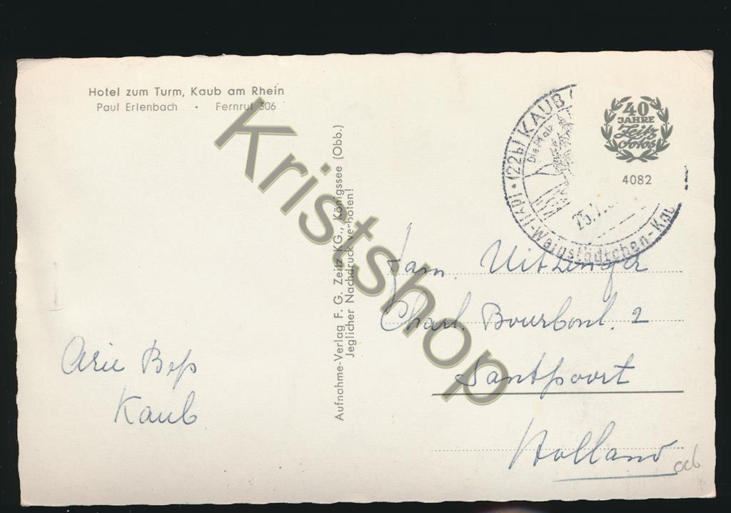 KRST005-3906_1.jpg Burg Gutenfels ud Pfalz zu Kaub [005-3906 - Afbeelding 2
