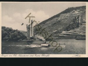 Bingen am Rhein - Mäuseturm und Ruine Ehrenfels [005-3945