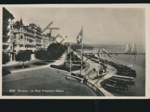 Genève - Le Quai Président Wilson [005-4123
