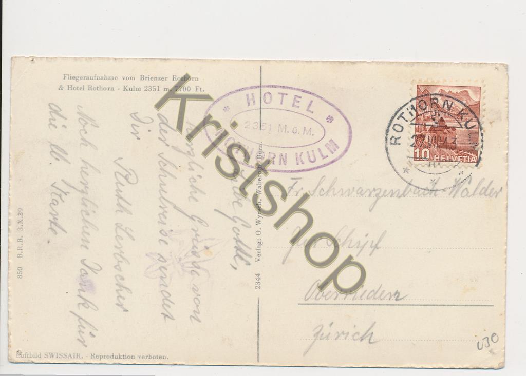 KRST005-4130_1.jpg Fliegeraufnahme vom Brienzer Rothorn [005-4130 - Afbeelding 2