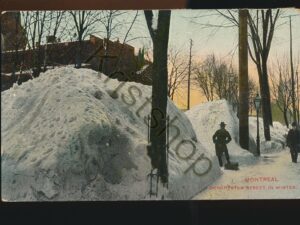 Montreal - Dorcresterstreet in winter [005-4201