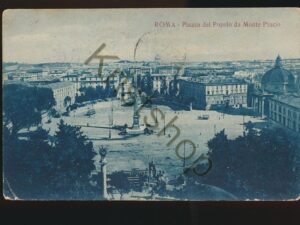 Roma - Piazza del Popolo da monte Pincio [005-4211