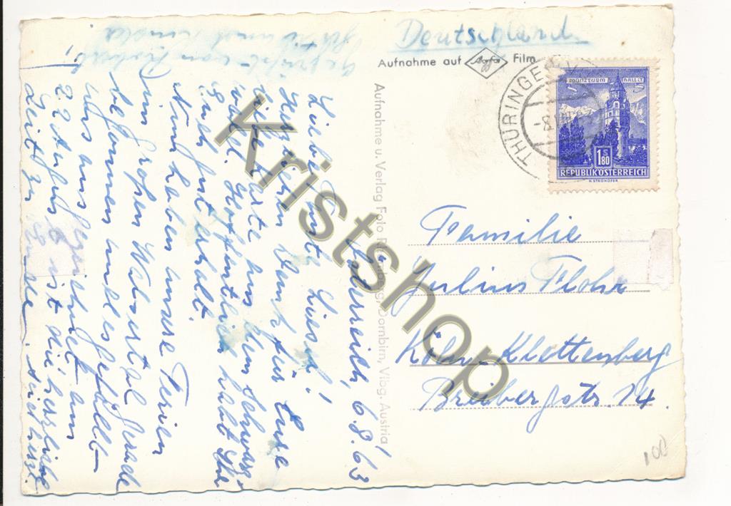 KRST005-4500_1.jpg Blick von Thüringen auf die Zimba [005-4500 - Afbeelding 2