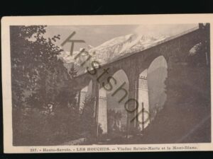 Haute-Savoie - Les Houiches - Viaduc Sainte-Marie et le Mont-Blanc [005-4622