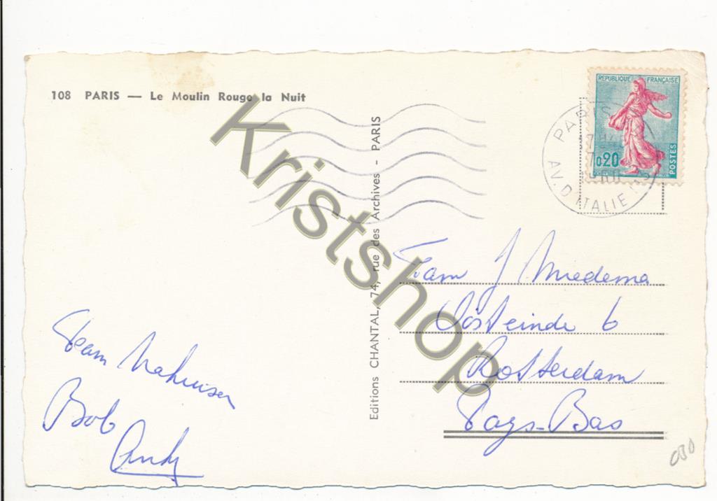 KRST005-4830_1.jpg Paris - Le Moulin Rouge la Nuit [005-4830 - Afbeelding 2