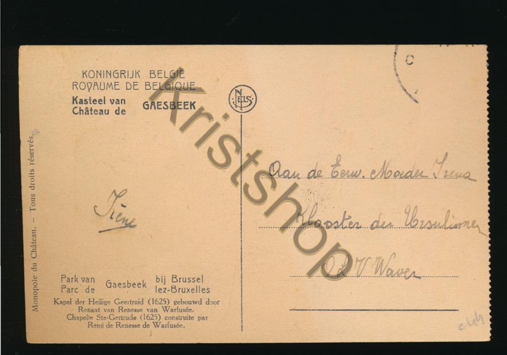KRST005-4944_1.jpg Gaesbeek - Kasteel van Gaesbeek bij Brussel [005-4944 - Afbeelding 2