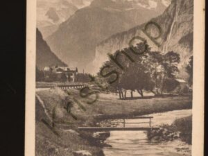 Lauterbrunnental am Weg zum Trümmelbach mit Breithorn [005-4966