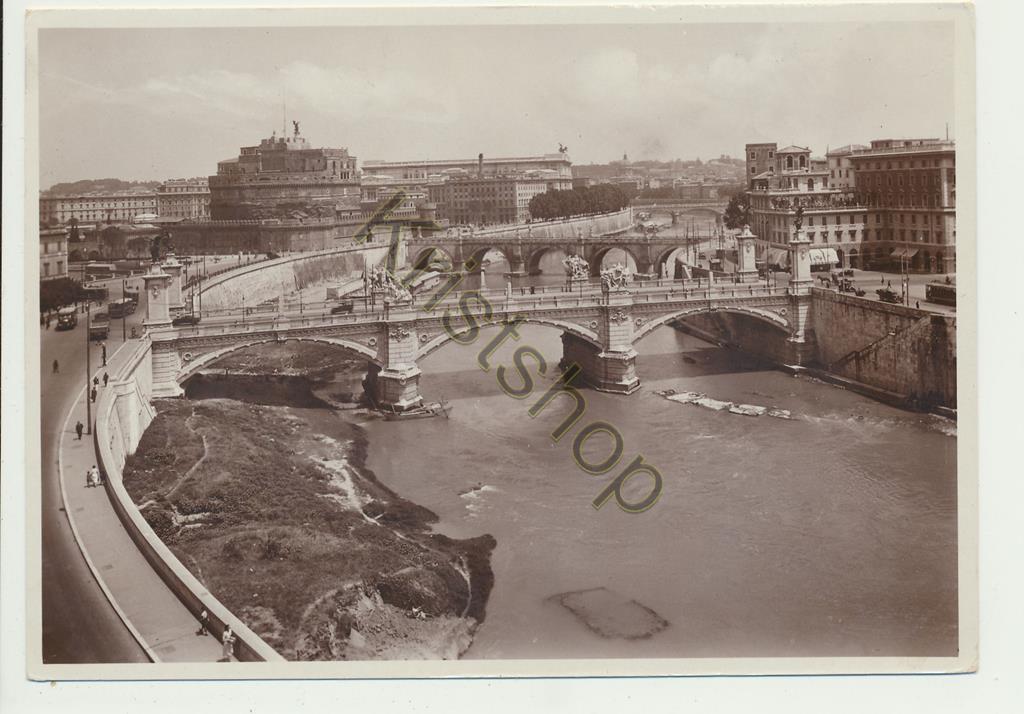 KRST005-5410_0.jpg Roma - Ponti sul Tevere e Castel S Angelo [005-5410