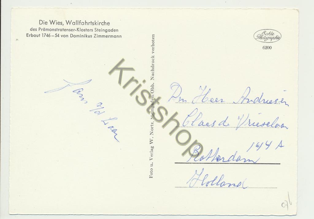 KRST005-5876_1.jpg Die Wies - Wallfahrtskirche - Steingaden [005-5876 - Afbeelding 2