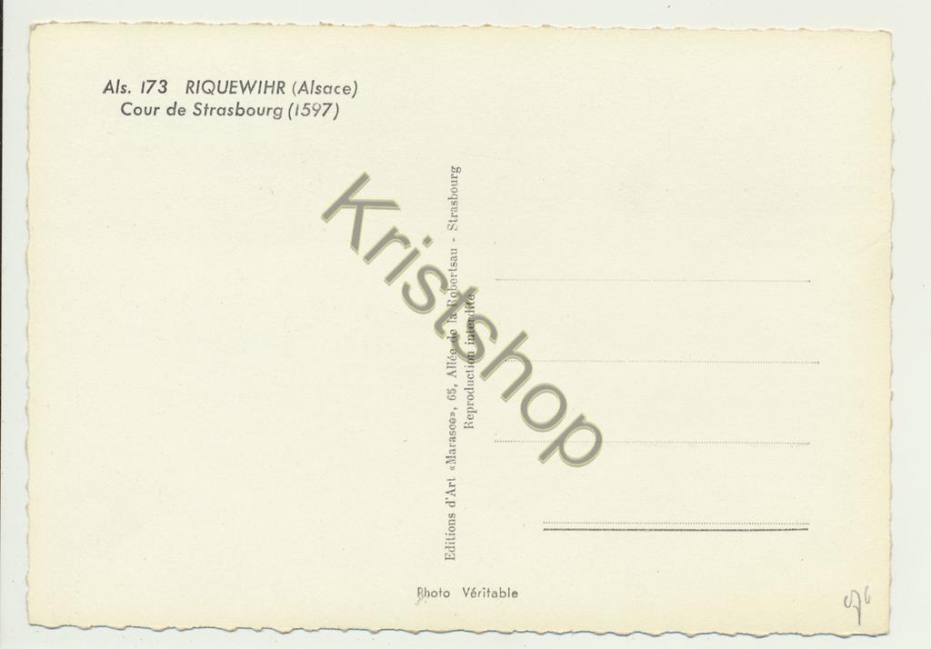 KRST005-6170_1.jpg Riquewihr - Cour de Strabourg [005-6170 - Afbeelding 2