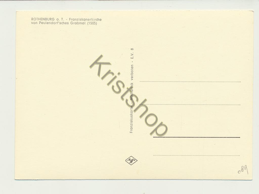 KRST005-6389_1.jpg Rothenburg a T - Franziskanerkirche [005-6389 - Afbeelding 2