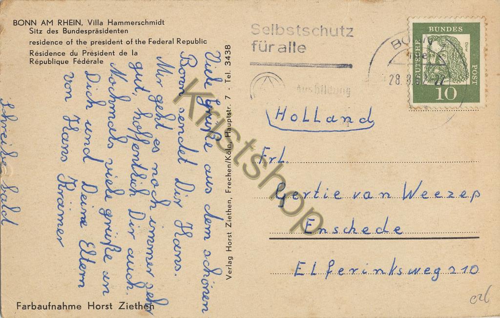 KRST005-6726_1.jpg Bonn am Rhein - Villa Hammerschmidt [005-6726 - Afbeelding 2