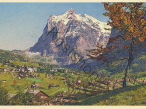 Grindelwald mit Wetterhorn [005-7036