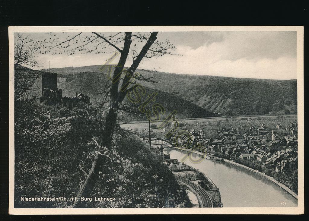KRST006-0108_0.jpg Niederlahnstein - Rhein mit Burg Lehneck [006-0108