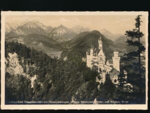 Königsschloß Neuschwanstein mit Hohenschwangen [006-0110