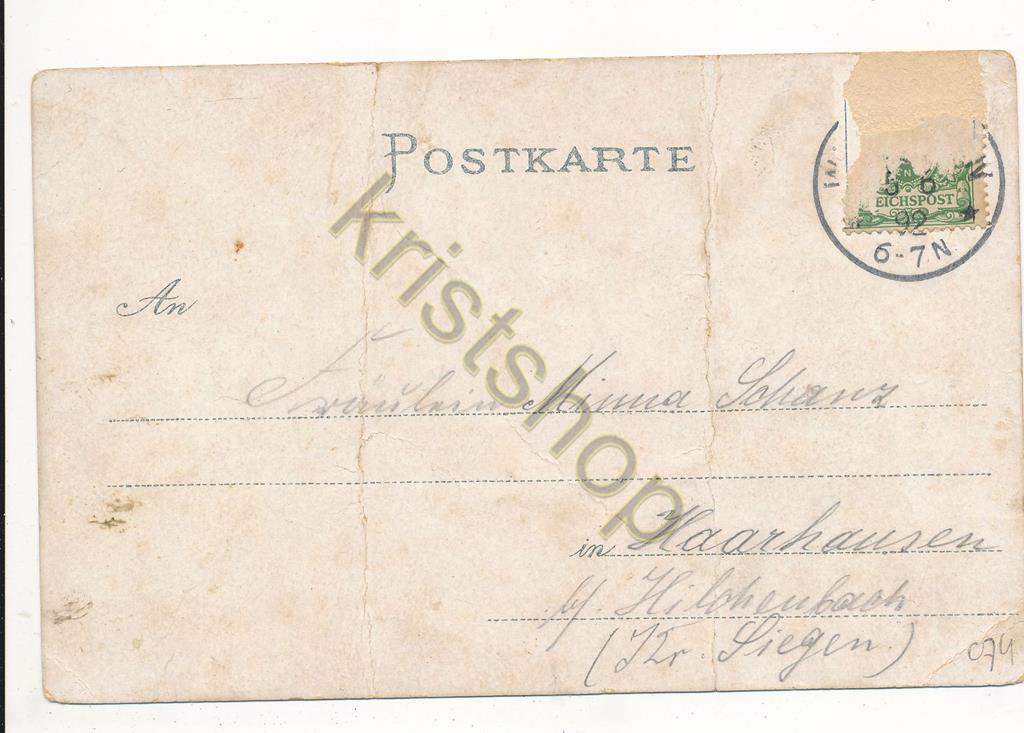 KRST006-0174_1.jpg Frankfurt (Litho) - (MANGEL) [006-0174 - Afbeelding 2