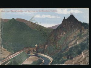 Blick vom reimertshofen mit Burg Are und die eisenbahn-Viadukte [006-0202
