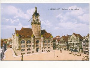 Stuttgart - Rathaus u Marktplatz [006-0421