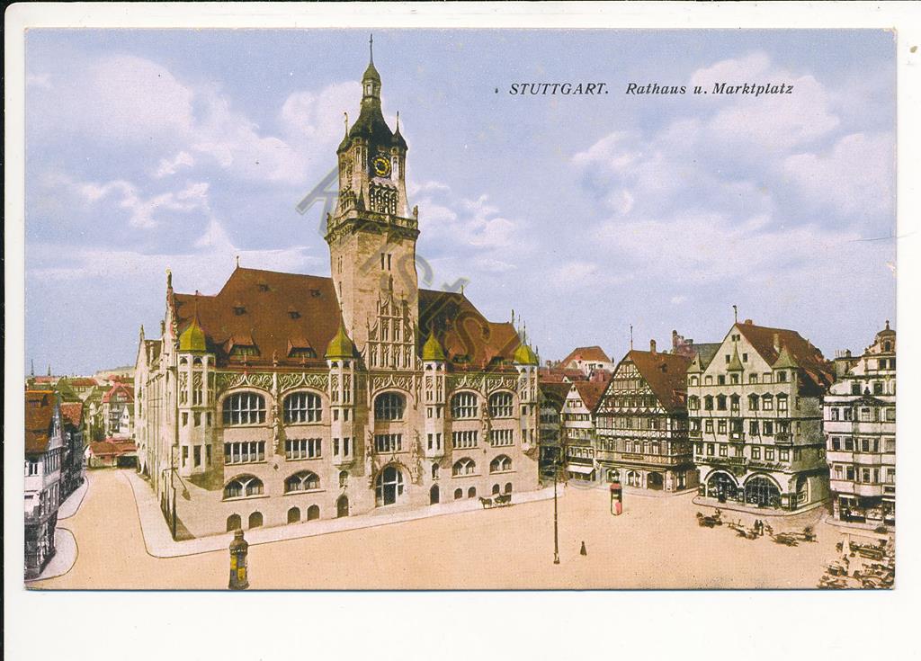 KRST006-0421_0.jpg Stuttgart - Rathaus u Marktplatz [006-0421