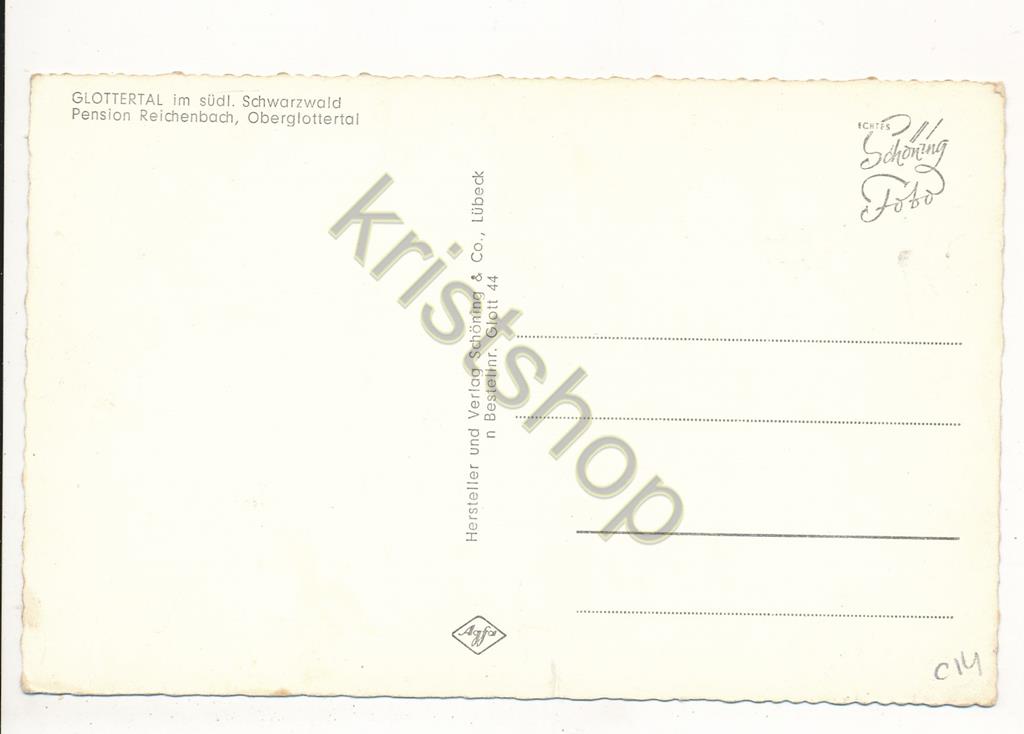 KRST006-0514_1.jpg Glottertal - Pension Reichenbach - Oberglottertal [006-0514 - Afbeelding 2