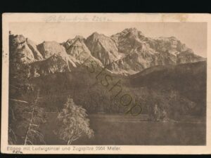Elbsee mit Ludwigsinsel und Zugspitze   [006-0528