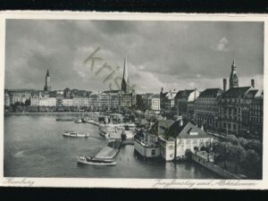 Hamburg - Jungfernstieg und Alsterdamm [006-0535