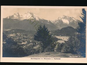 Berchtesgaden m Watzmann u Hochkalter   [006-0542