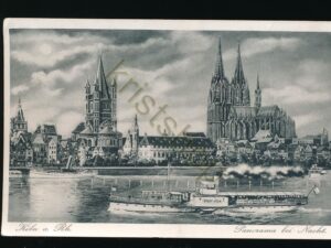 Köln a Rhein - Panorama bei Nacht   [006-0636