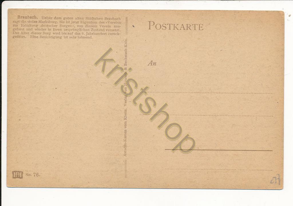 KRST006-0637_1.jpg Braubach und die Marksburg [006-0637 - Afbeelding 2