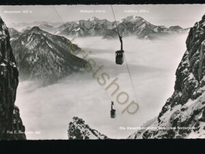 Die Rauschbergbahn über dem Nebelmeer   [006-0641