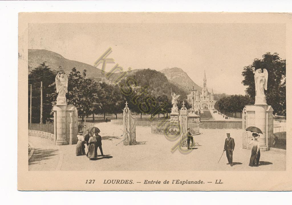 KRST006-0907_0.jpg Lourdes - Entree de L'Esplanada [006-0907