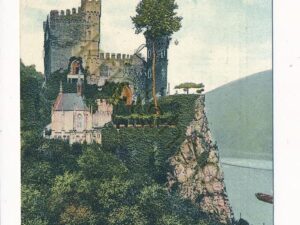 Burg Rheinstein - reclame kaart De Duif - Zeepfabrieken van Chr Pleines [006-1337