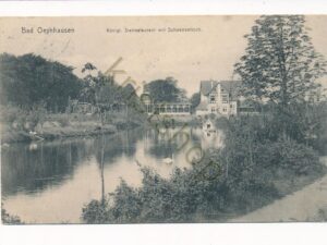 Bad Oeynhausen - Sielrestaurant mit Schwanenteich [006-1409