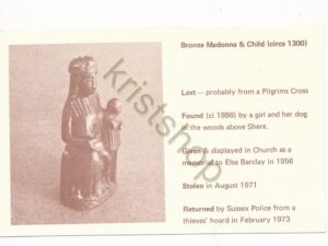 Bronze Madonna & Child - Lost - Found [006-1520