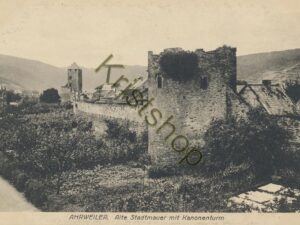 Ahrweiler -Alte Stadtmauer mit Kanonenturm [006-1715