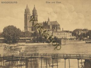 Magdeburg -Elbe und Dom [006-1734
