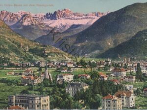Südtirol - Gries-Bozen mit dem Rosengarten [006-1910