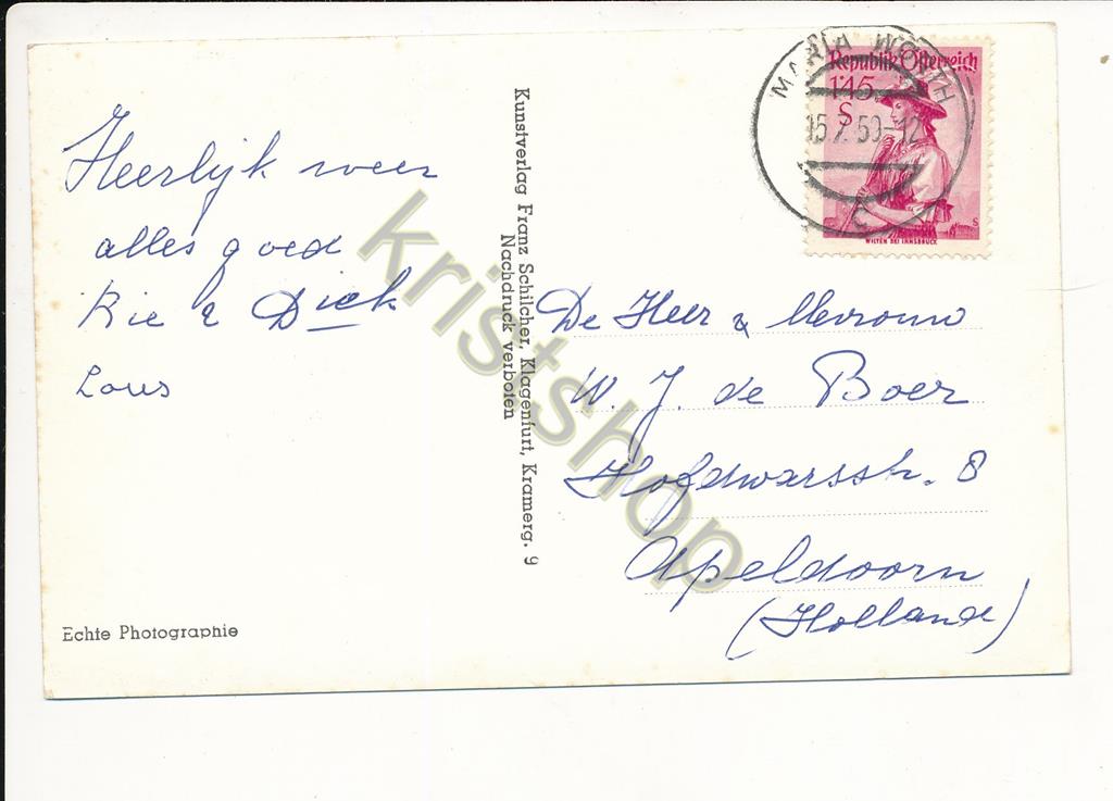 KRST006-1997_1.jpg Dellach am Wörtersee mit Golfhotel [006-1997 - Afbeelding 2