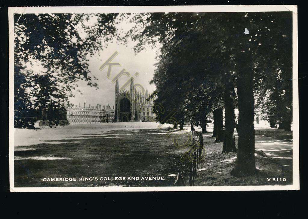 KRST006-2437_0.jpg Cambridge King's College and Avenue [006-2437