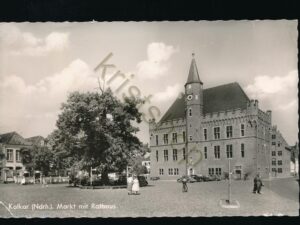 Kalkar - Markt mit Rathaus (Mangel) [006-2454