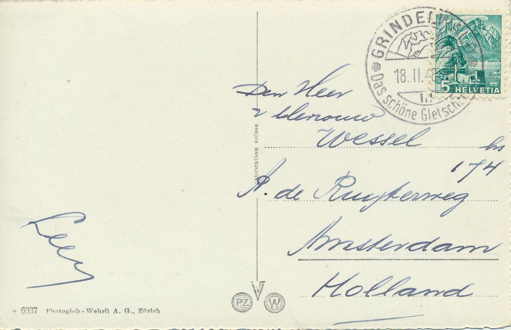 KRST006-2730_1.jpg Kleine Scheidegg mit Eiger und Mönch [006-2730 - Afbeelding 2