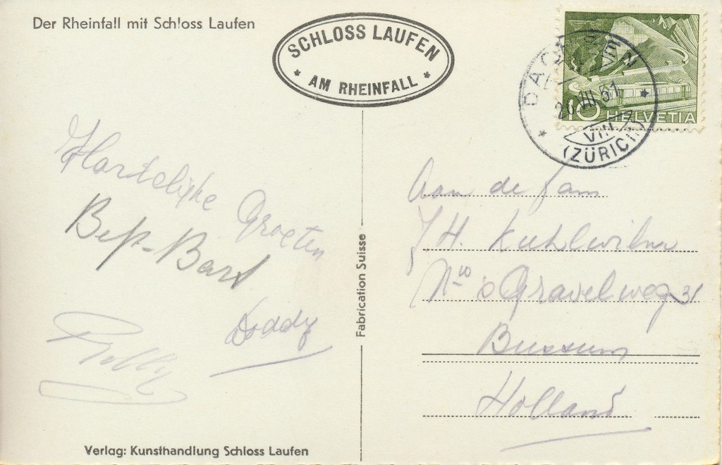KRST006-2891_1.jpg Der Rheinfall mit Schloss Laufen [006-2891 - Afbeelding 2