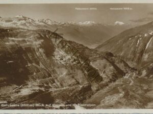 Belvédère Blick auf Gletsch und Walliseralpen [006-2993