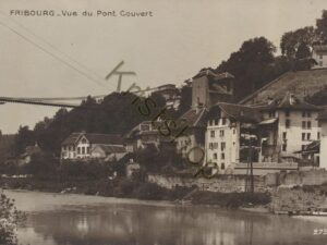 Fribourg - Vue du Pont Couvert [006-3015