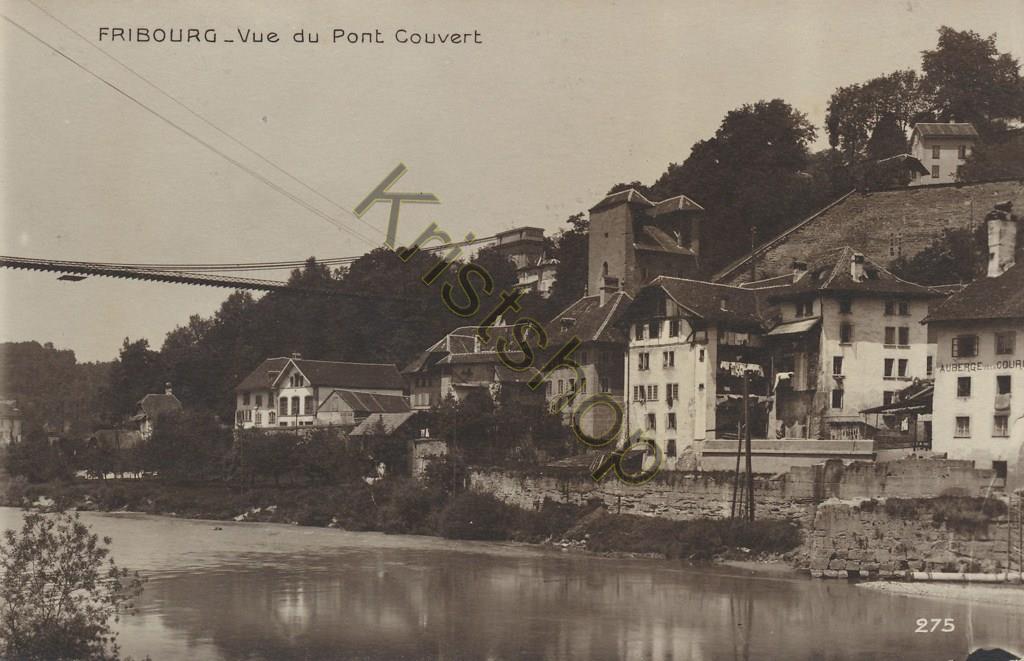 KRST006-3015_0.jpg Fribourg - Vue du Pont Couvert [006-3015
